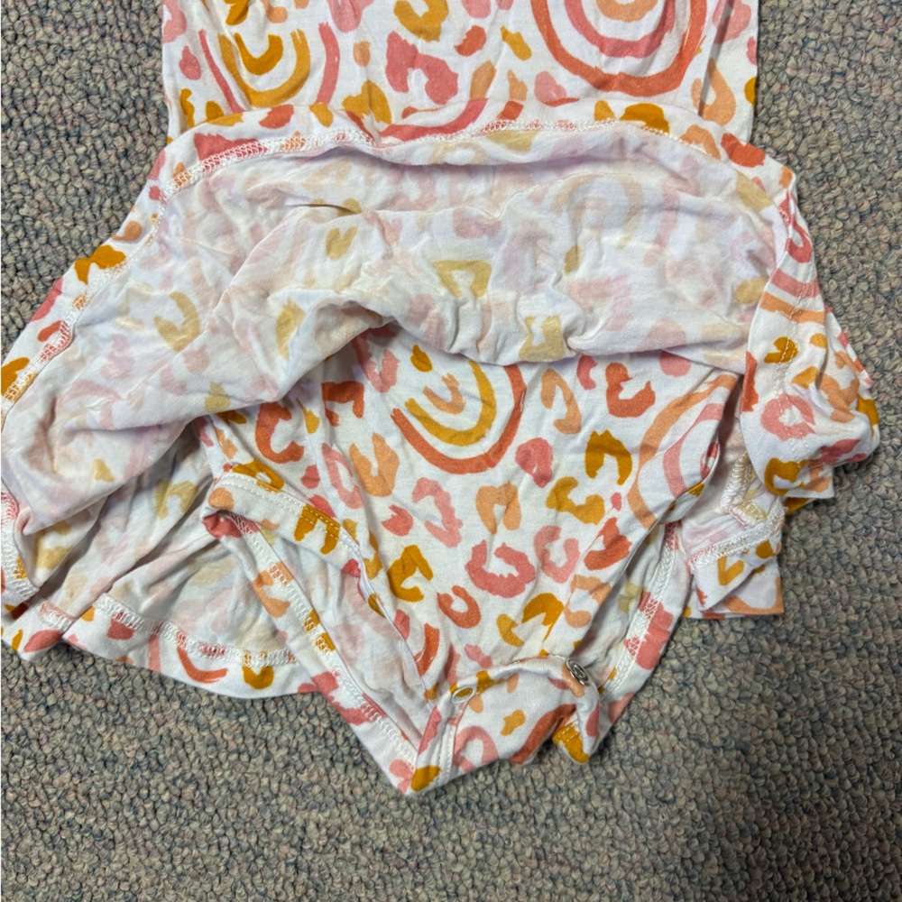 Colorful Patterned Kids Dress - Picture 3 of 3